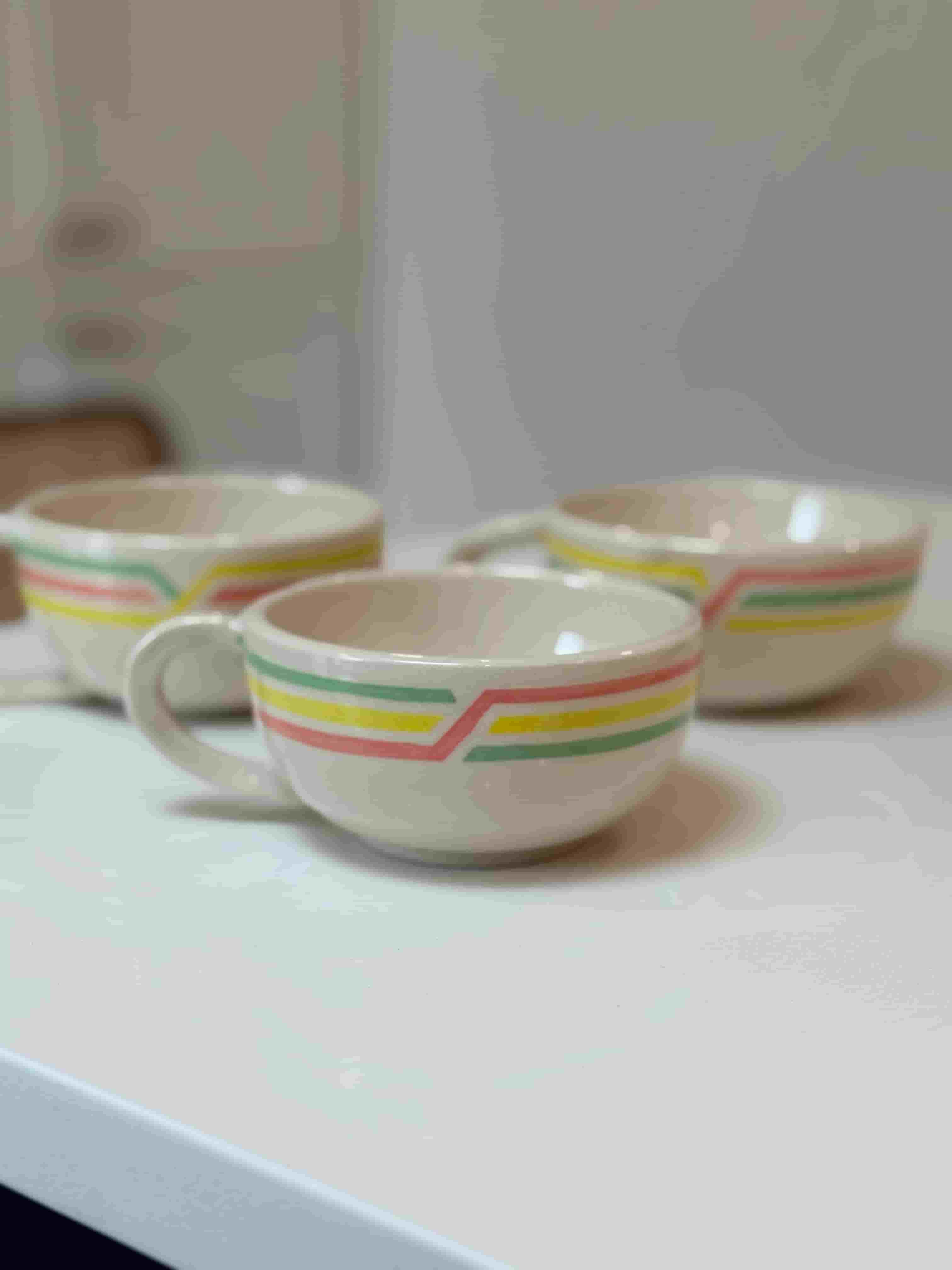 Three soup bowls